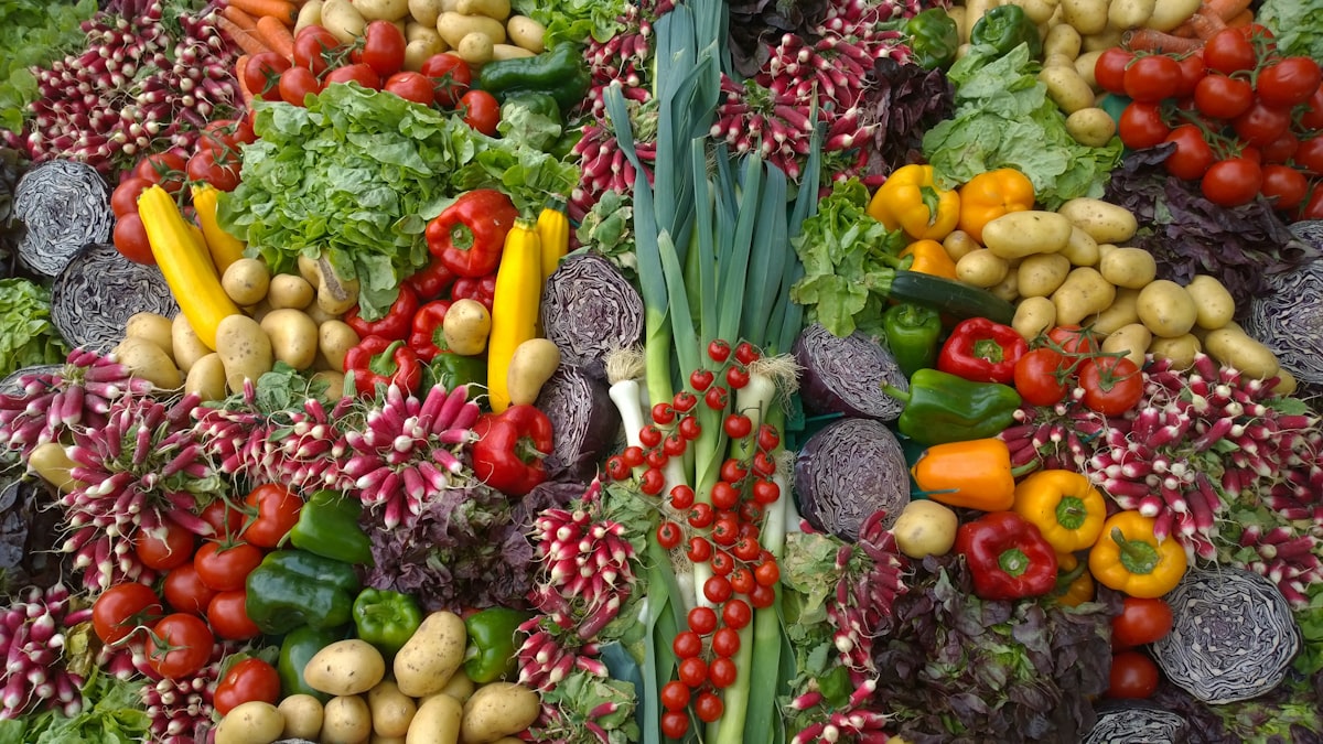 Mission illustration showing nutritional elements and healthy skin